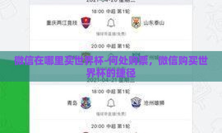 微信在哪里买世界杯-何处购票,微信购买世界杯的捷径 微信在哪里买世界杯-何处购票,微信购买世界杯的捷径