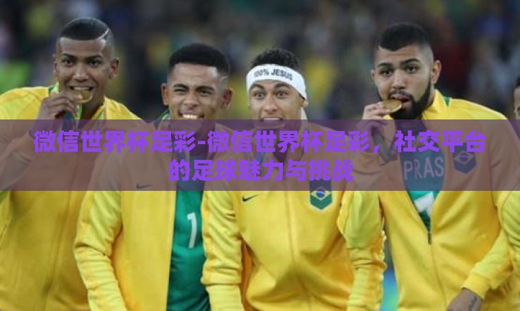 微信世界杯足彩-微信世界杯足彩，社交平台的足球魅力与挑战