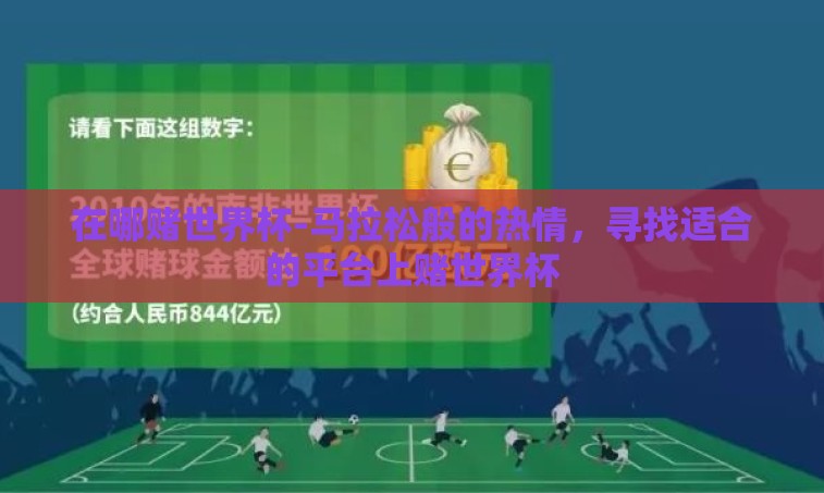 在哪赌世界杯-马拉松般的热情，寻找适合的平台上赌世界杯