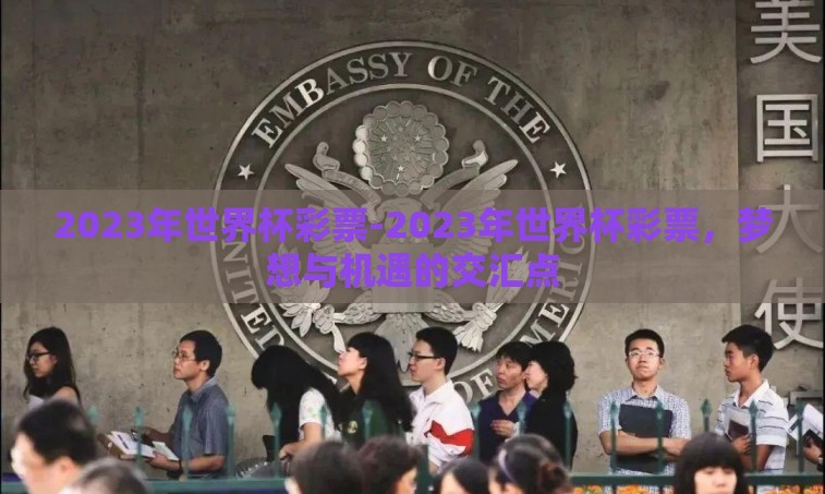 2023年世界杯彩票-2023年世界杯彩票，梦想与机遇的交汇点