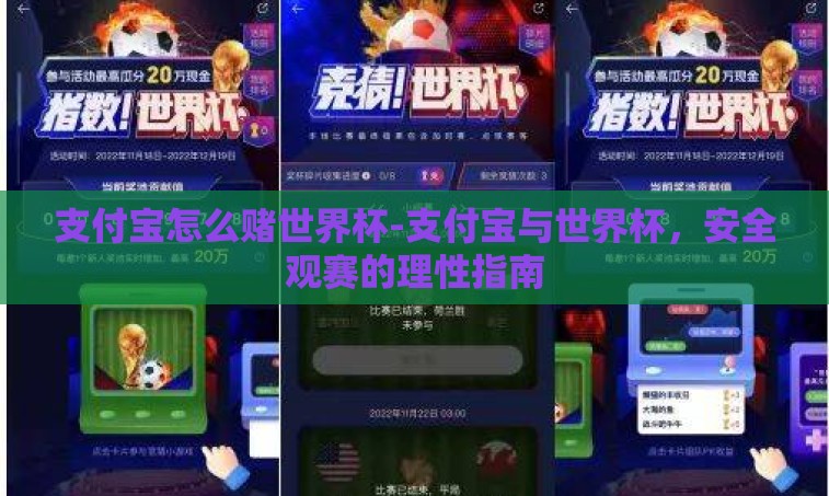 支付宝怎么赌世界杯-支付宝与世界杯，安全观赛的理性指南