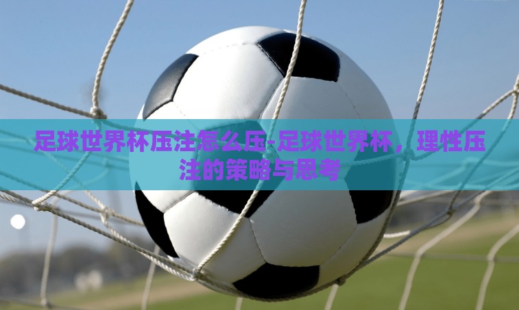 足球世界杯压注怎么压-足球世界杯，理性压注的策略与思考