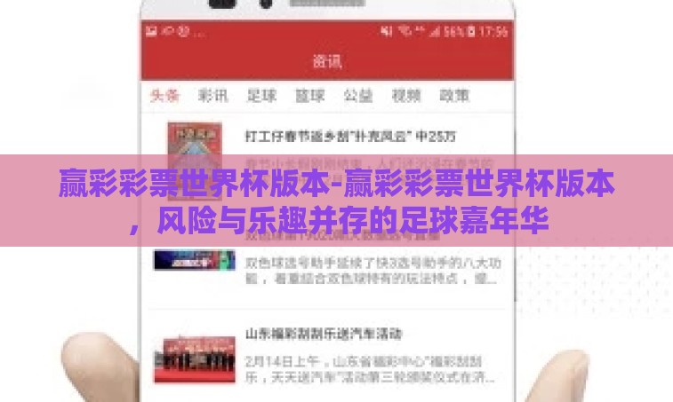 赢彩彩票世界杯版本-赢彩彩票世界杯版本，风险与乐趣并存的足球嘉年华