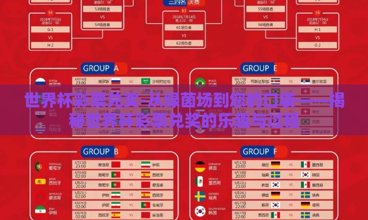 世界杯彩票兑奖-从绿茵场到您的口袋——揭秘世界杯彩票兑奖的乐趣与过程