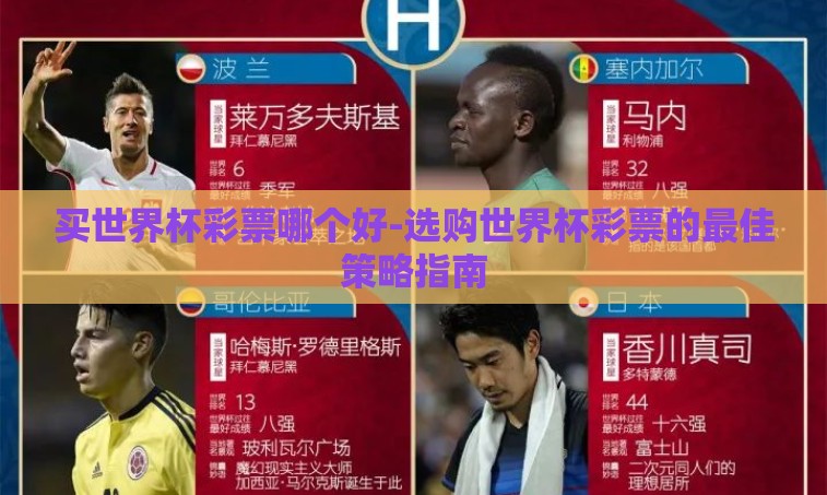 买世界杯彩票哪个好-选购世界杯彩票的最佳策略指南
