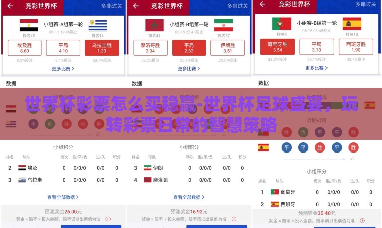 世界杯彩票怎么买稳赢-世界杯足球盛宴，玩转彩票日常的智慧策略