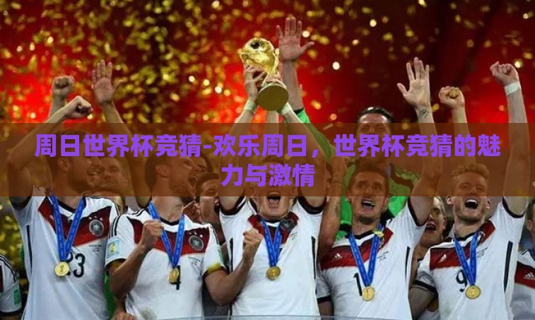 周日世界杯竞猜-欢乐周日，世界杯竞猜的魅力与激情
