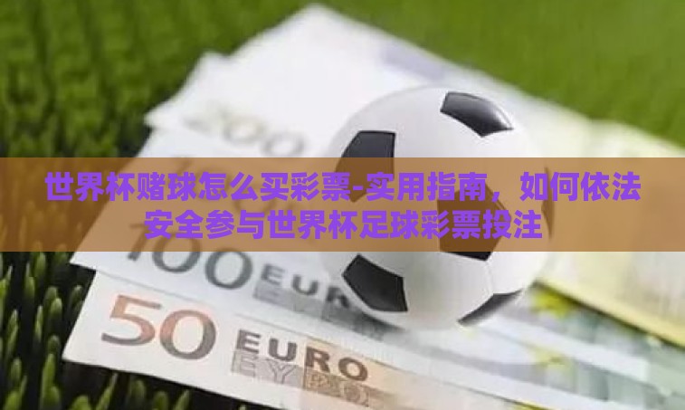 世界杯赌球怎么买彩票-实用指南，如何依法安全参与世界杯足球彩票投注